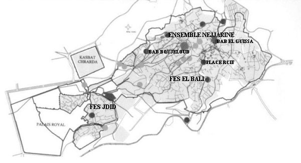 Plan de la Medina de FES